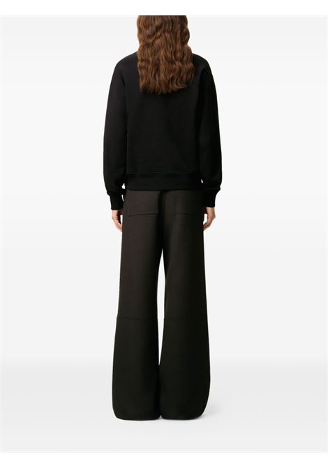 adc sweatshirt man black AMI PARIS | USW757.747001